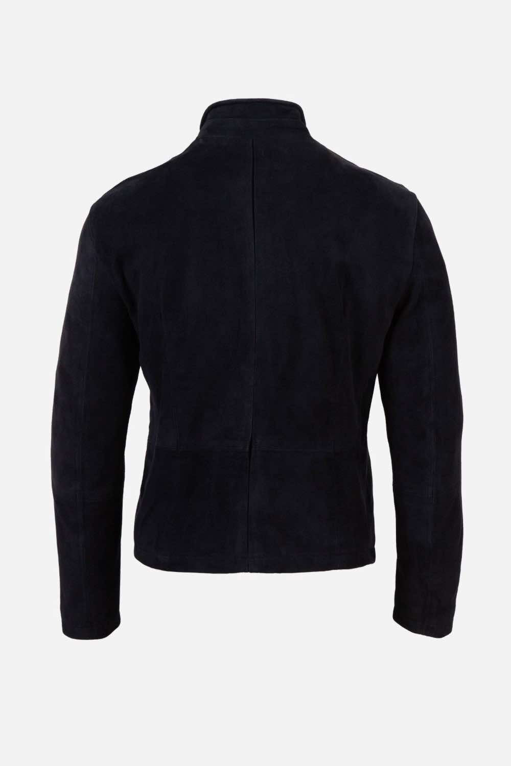 Matchless Craig Men's Biker Blouson Navy - Back View