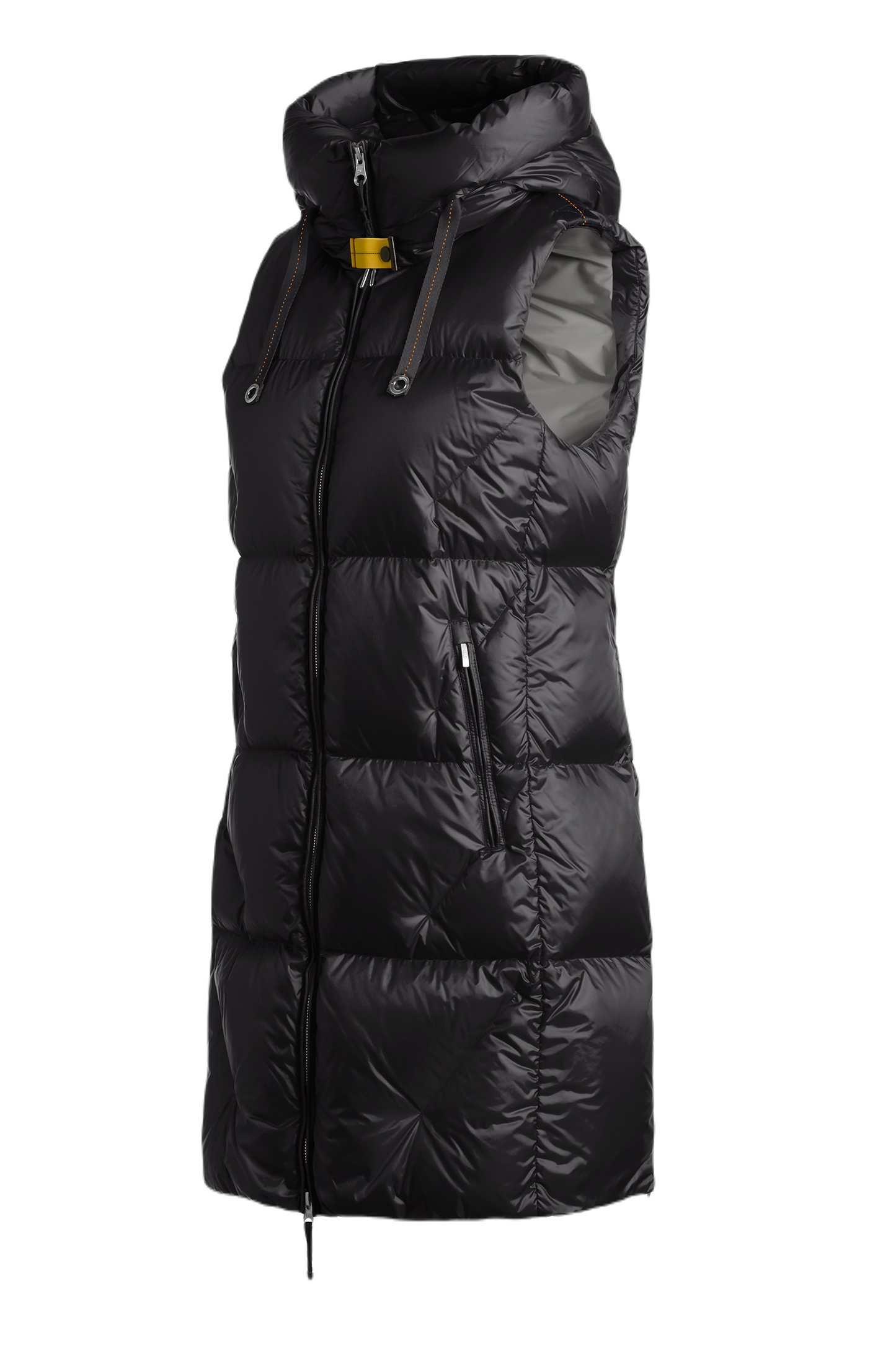 Parajumpers Zuly Women's Long Puffer Vest Pencil - Side View
