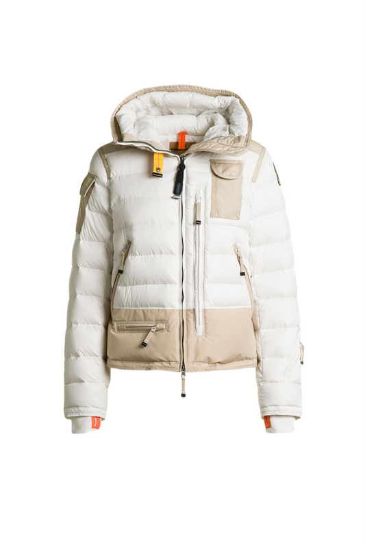 Parajumpers Skimaster Women's Down-filled Jacket White - Front View