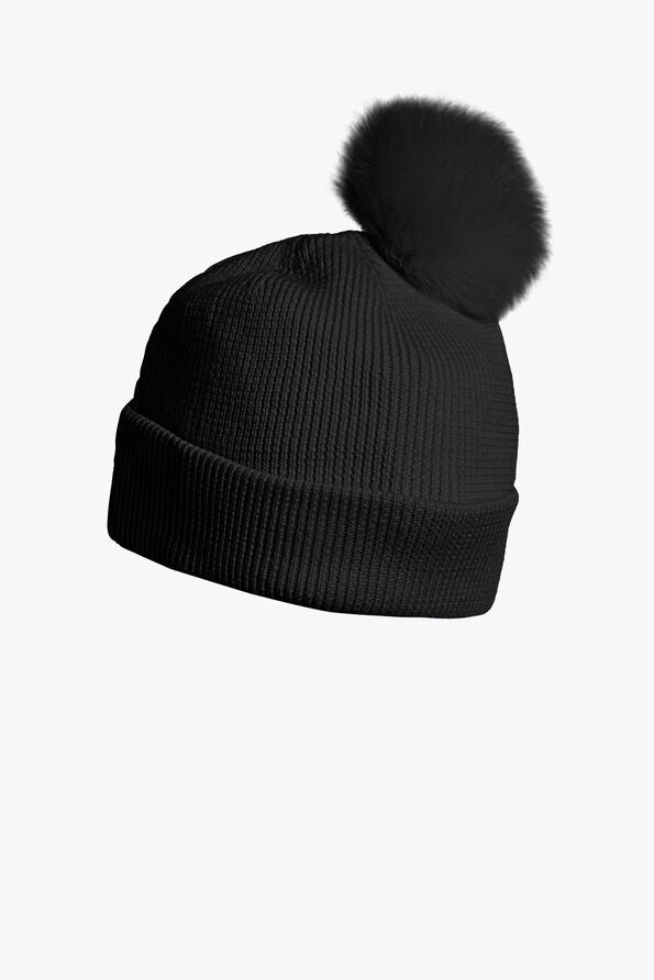 Parajumpers Women's Puffer Hat Black - Back View