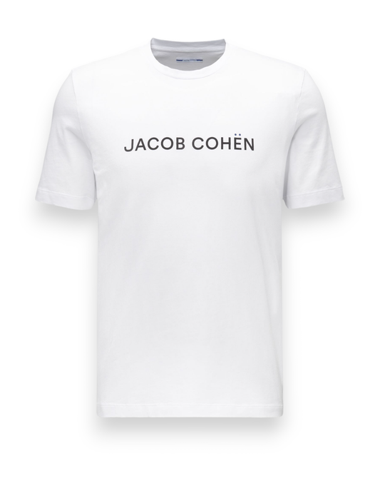 Jacob Cohën Men's Logo Print T-Shirt White - Front View