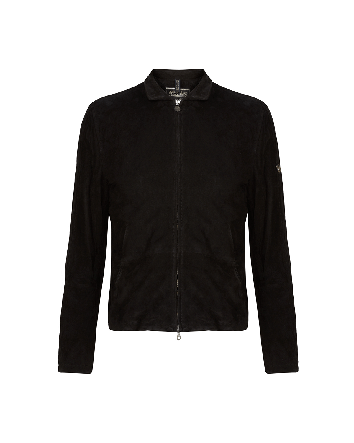 Matchless Craig Men's Vintage Biker Blouson Black - Front View