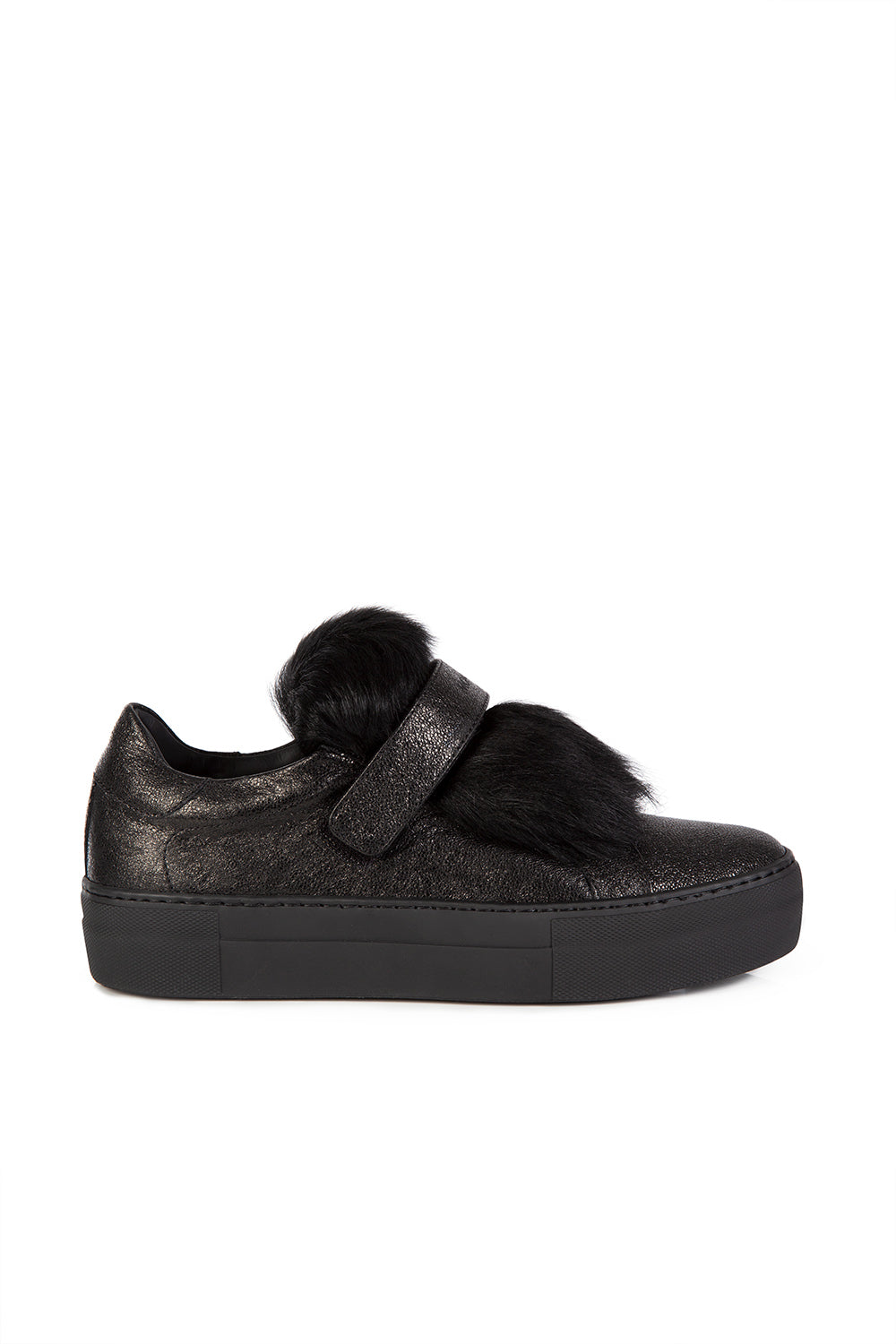 Moncler Victoire Women's Shoes Black - Side View