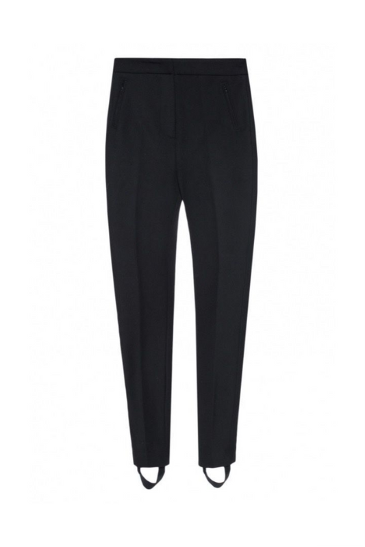 Moncler Women’s Fitted Stirrup Leggings Black - Front View