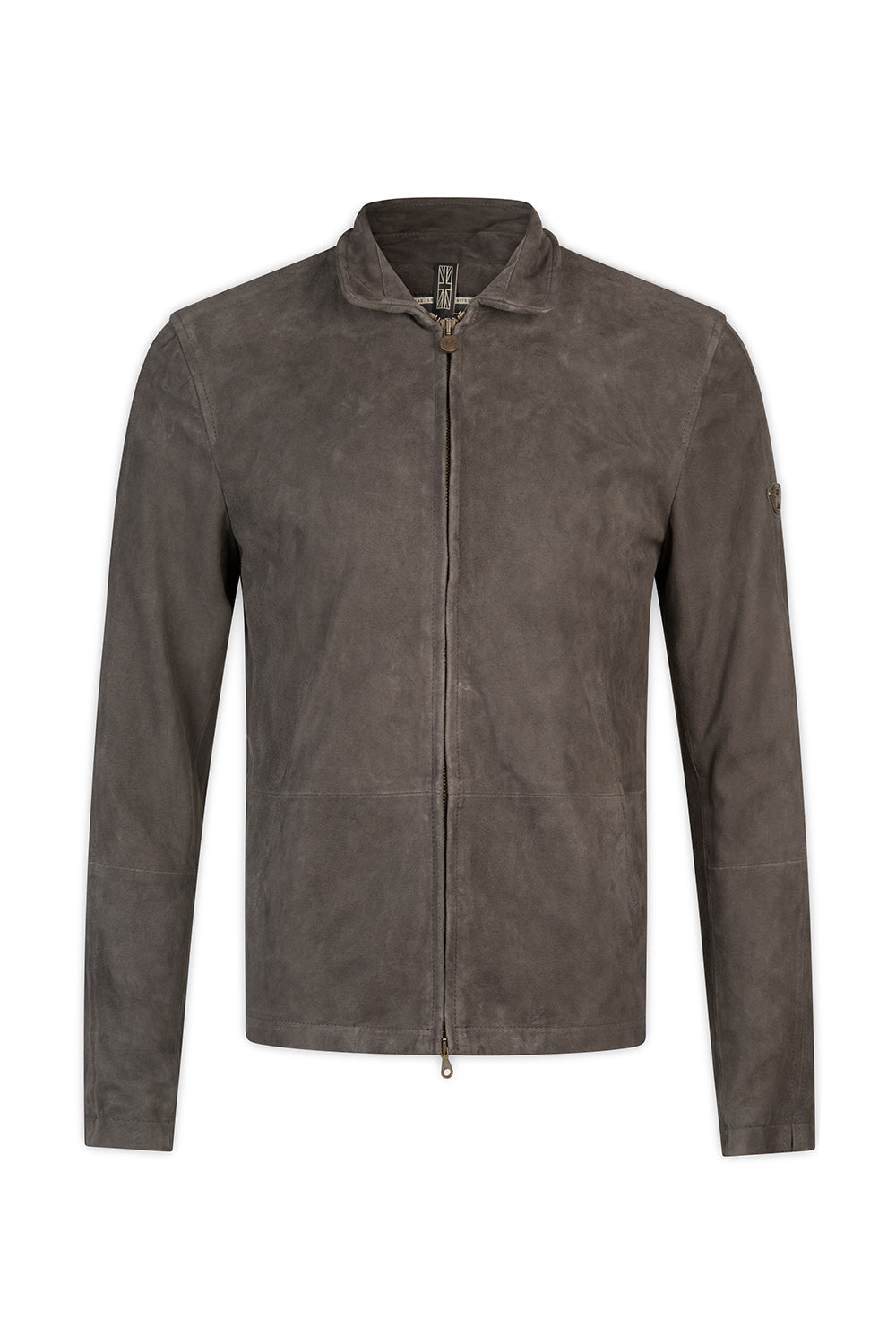 Matchless Craig Men’s Suede Blouson Grey - Front View