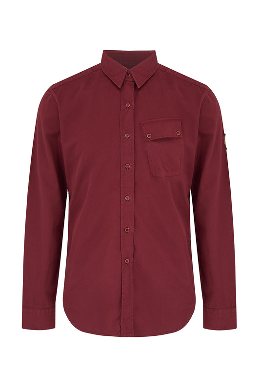 Belstaff Men's Pitch Shirt Red - Front View
