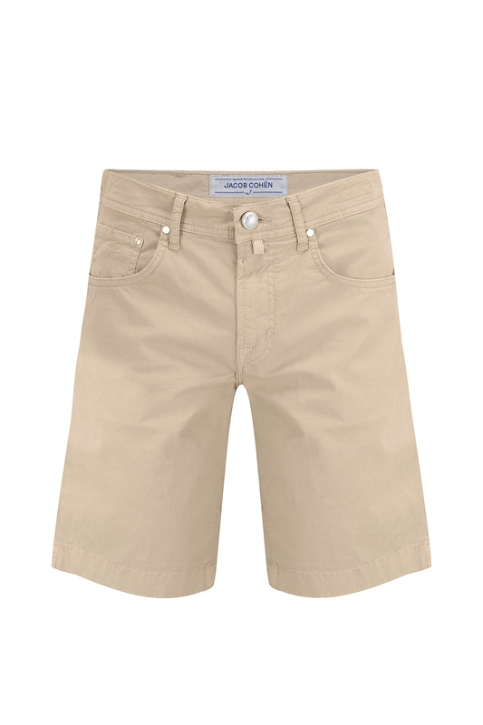 Jacob Cohën J6636 Men's Bermuda Shorts Beige - Front View