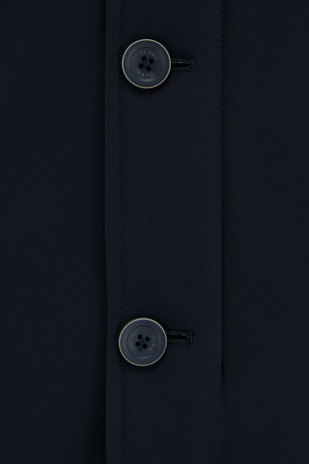 Herno Men's Cashmere Resort Ponente Travel Blazer Blue - Close Up Buttons
