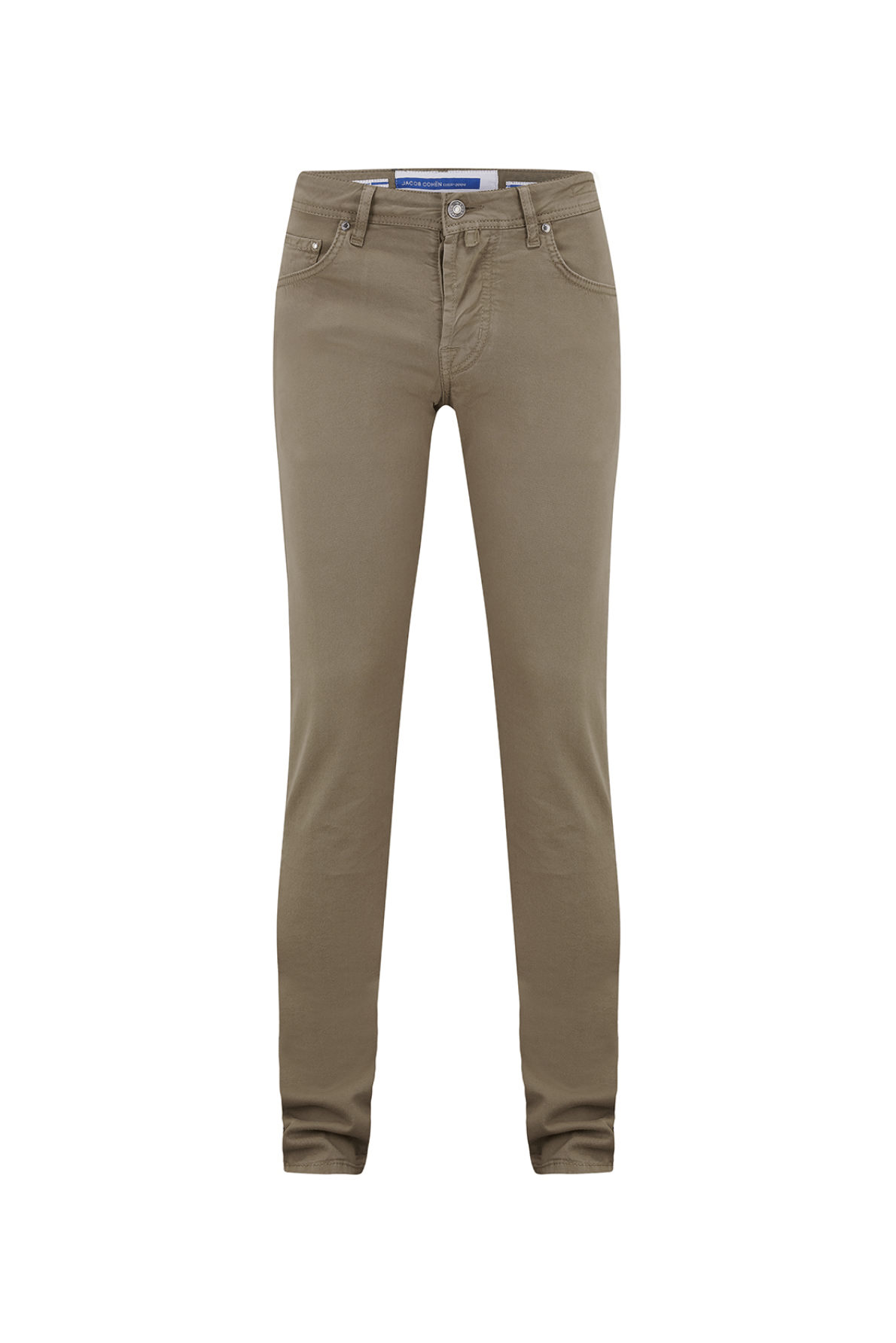 Jacob Cohën Men's Slim-Fit Chino Brown - Front View