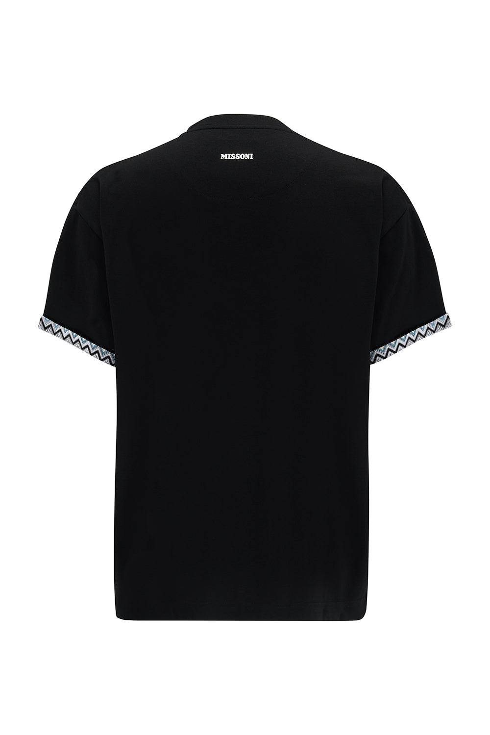 Missoni Men’s Crew-neck T-shirt Black - Back View