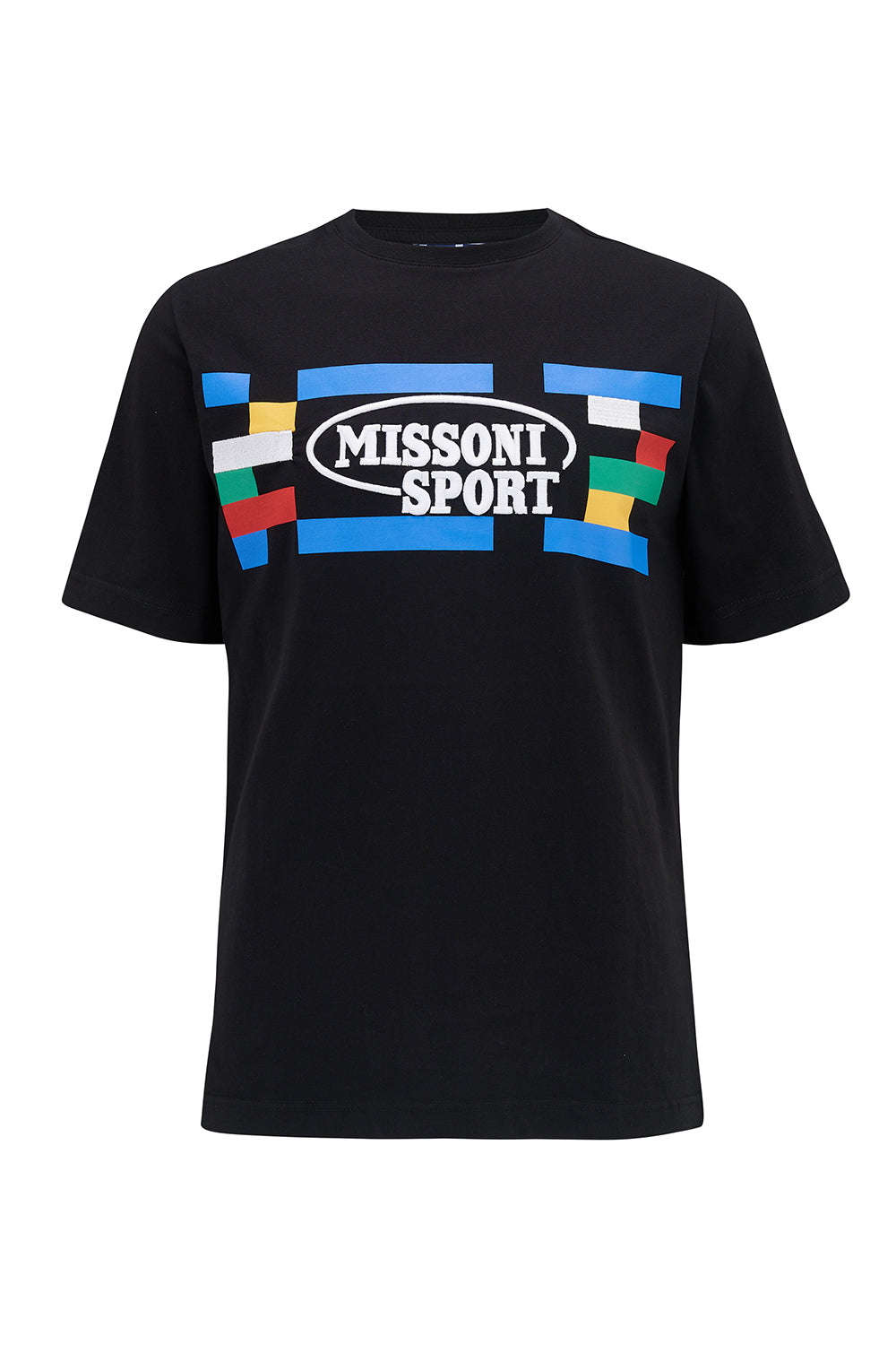 Missoni Men's Short-Sleeve Print T-shirt Black - Front View