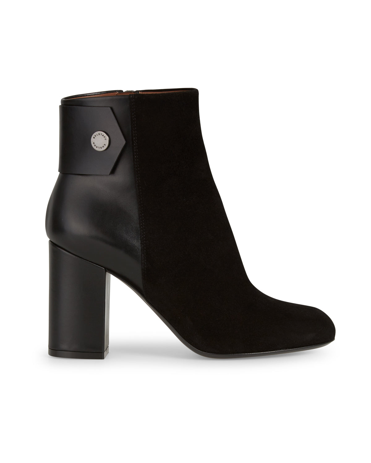 Belstaff Women's Astel Suede Ankle Boots Black - Side View