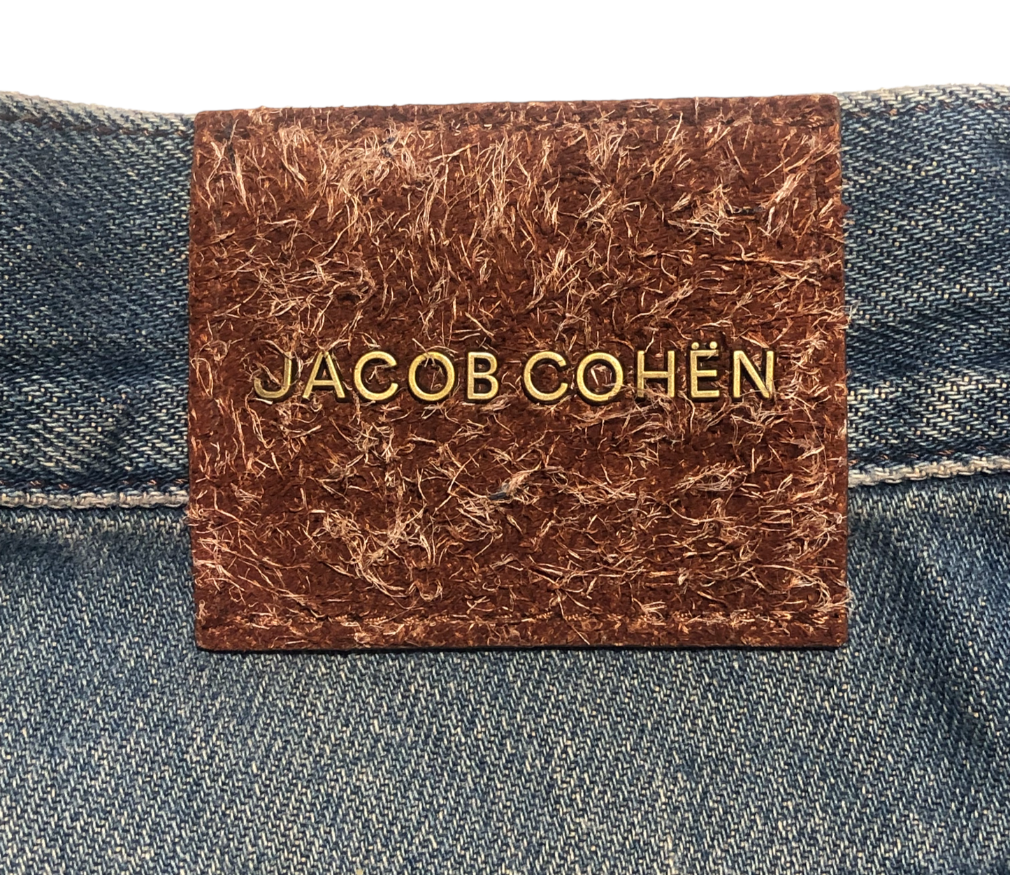 Women's Blue Jeans by Jacob Cohen - Close Up Back Patch