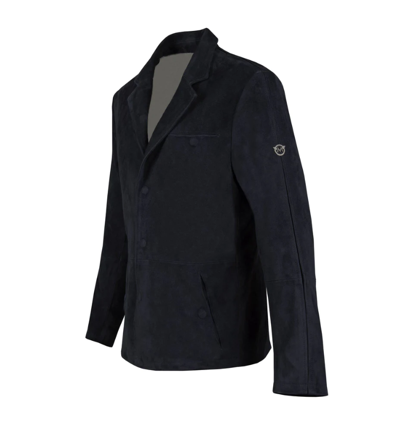 Matchless Craig Men’s Suede Blazer Navy - Side View