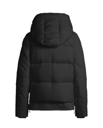 Parajumpers Peppi Women's Puffer Jacket Black - Back View