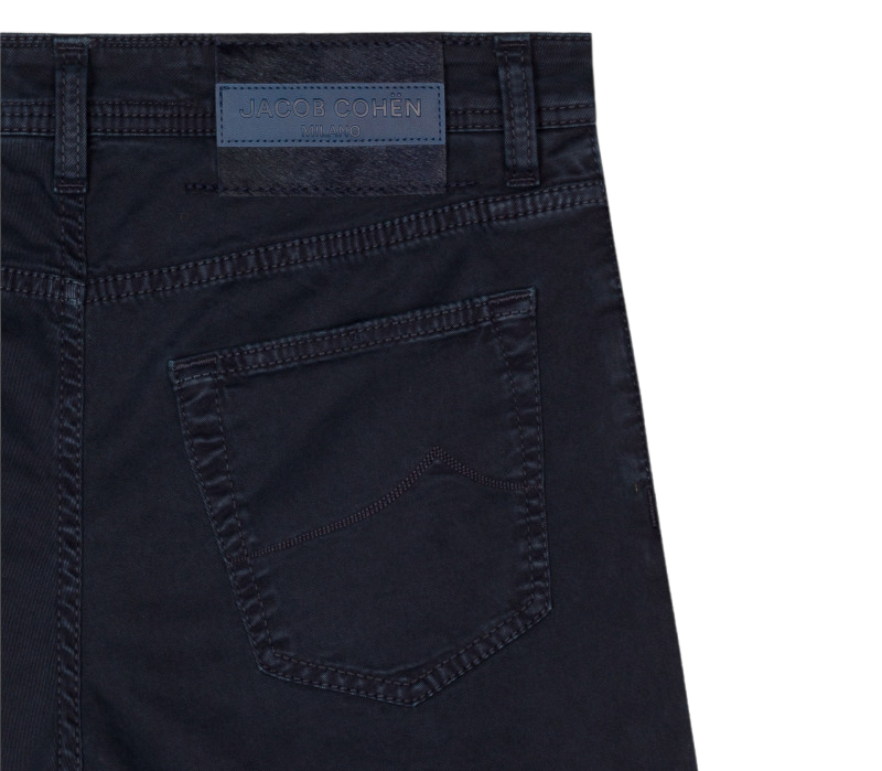 Jacob Cohën Men's Jeans Nick Slim Fit Navy 3651 - Close Up Back Patch